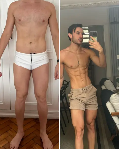 Guilherme Silveira antes e depois